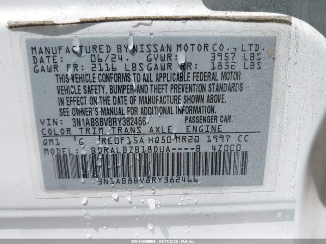 Nissan Sentra S Xtronic Cvt