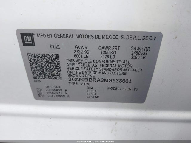 Chevrolet Blazer Fwd 1lt