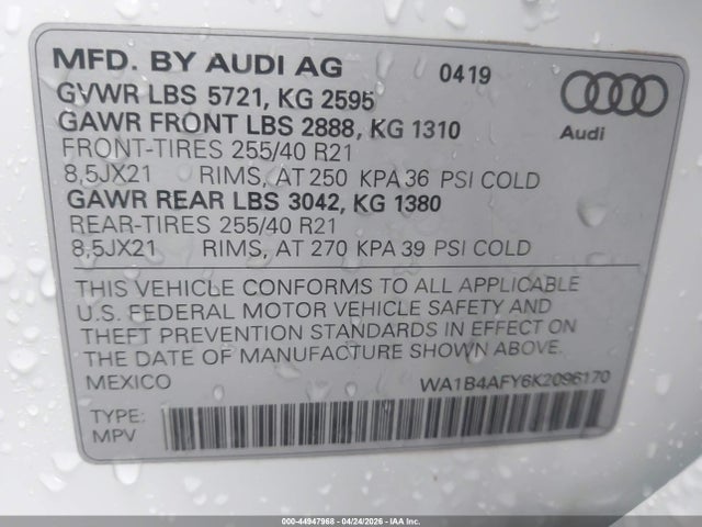Audi Sq 3.0t Premium