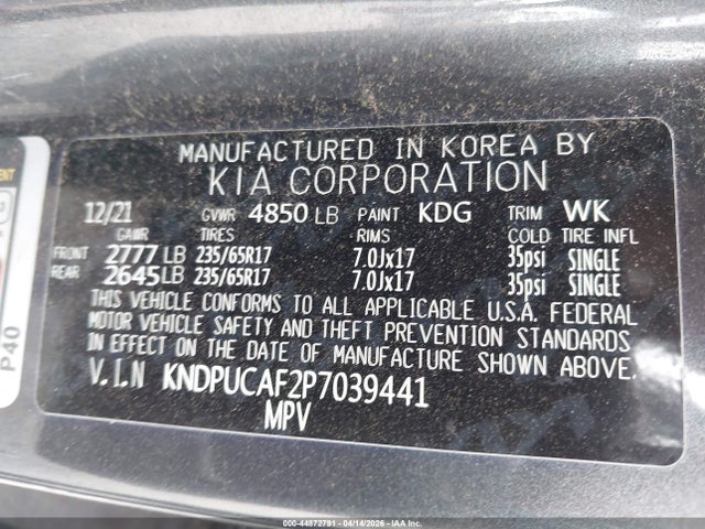 Kia Sportage Lx