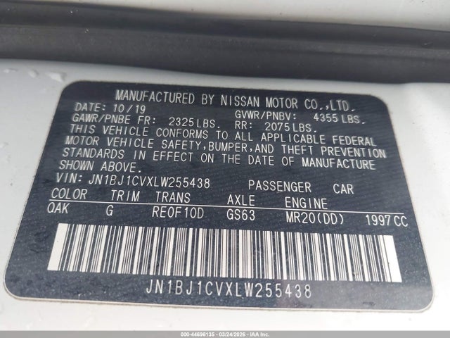 Nissan Rogue S Fwd Xtronic Cvt
