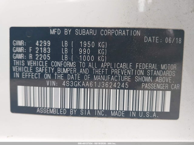 Subaru Impreza 2.0i