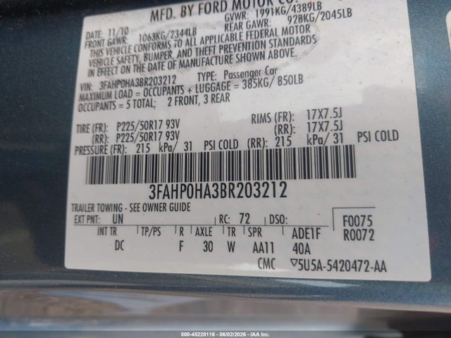 Ford Fusion Se