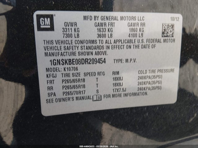Chevrolet Tahoe Lt