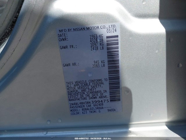 Nissan Altima S Fwd