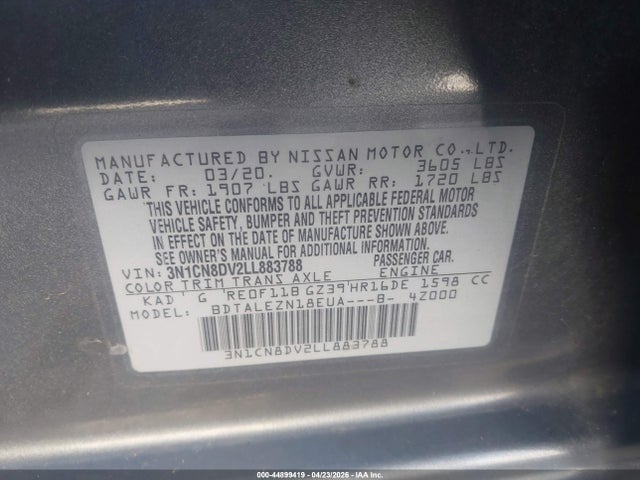 Nissan Versa S Xtronic Cvt