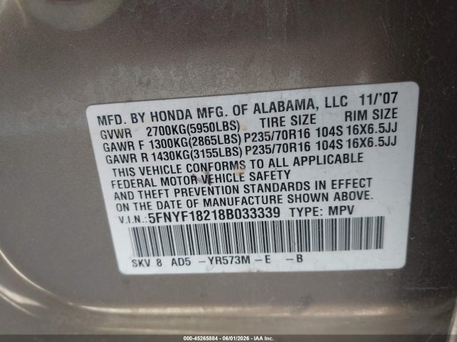 Honda Pilot Vp