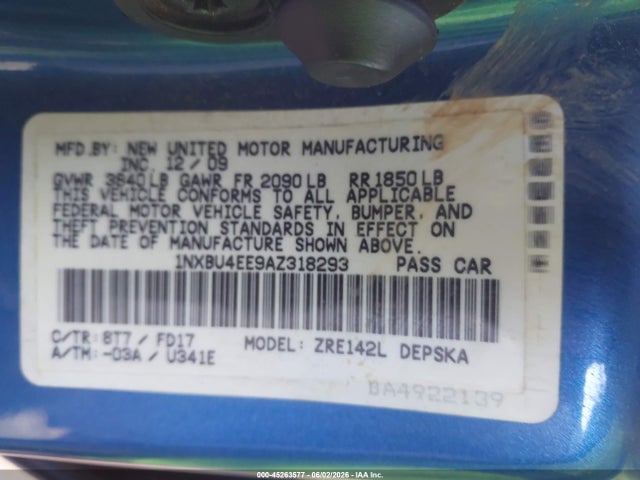 Toyota Corolla S