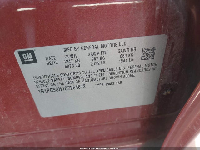 Chevrolet Cruze Ls