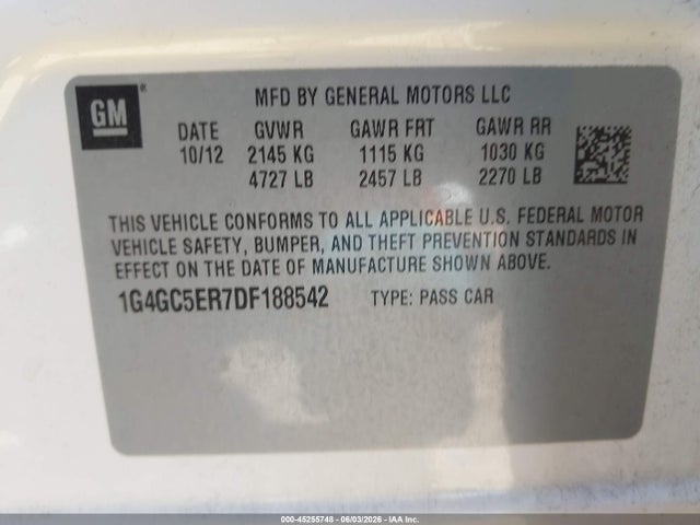 Buick LaCrosse Leather Group