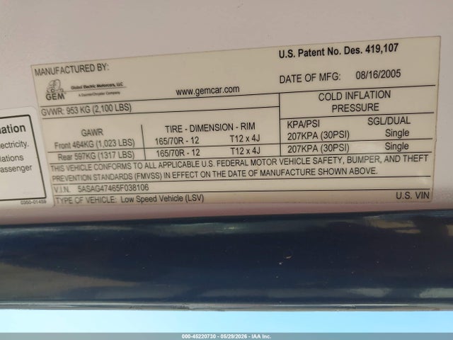 Global Electric Motors 825
