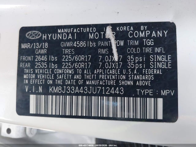 Hyundai TUCSON Sel