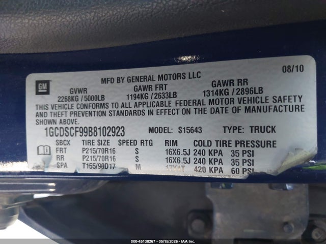 Chevrolet Colorado 1lt