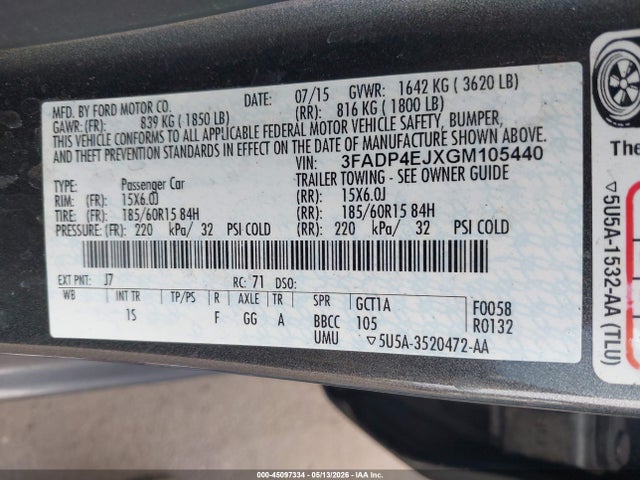 Ford Fiesta Se
