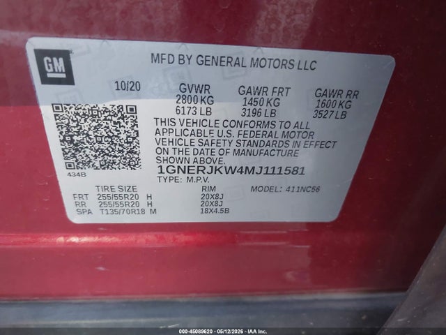 Chevrolet Traverse Fwd Rs