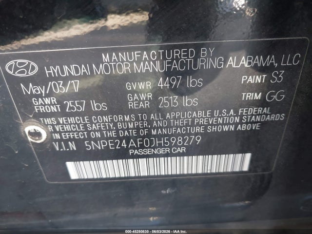 Hyundai SONATA Se