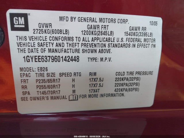 Cadillac SRX V6