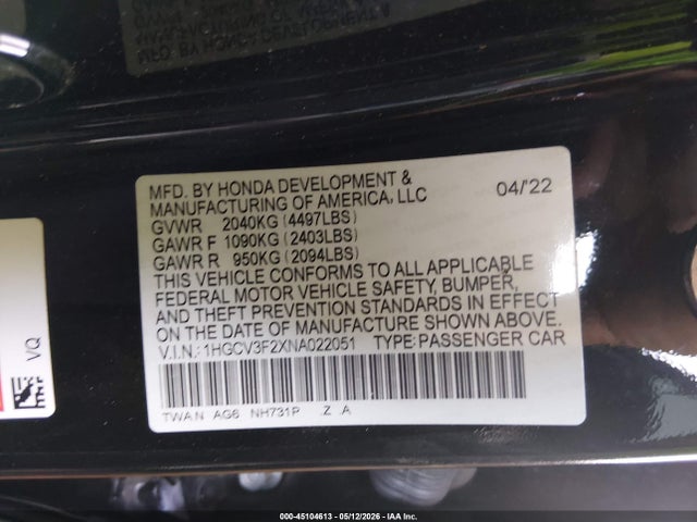 Honda Accord Sport