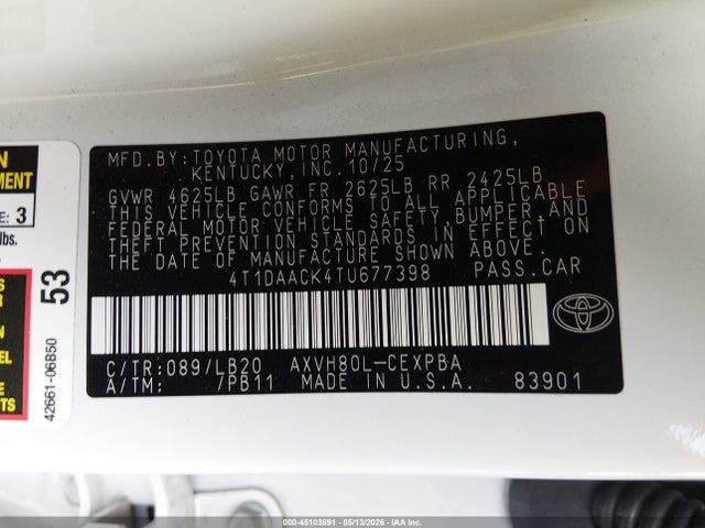 Toyota Camry Xse