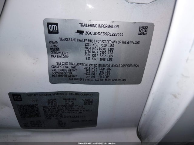 Chevrolet Silverado 1500 4wd  Short Bed Lt
