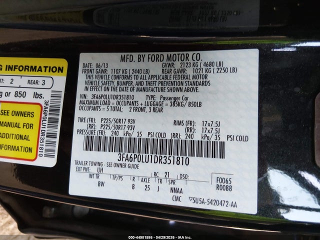 Ford Fusion Se