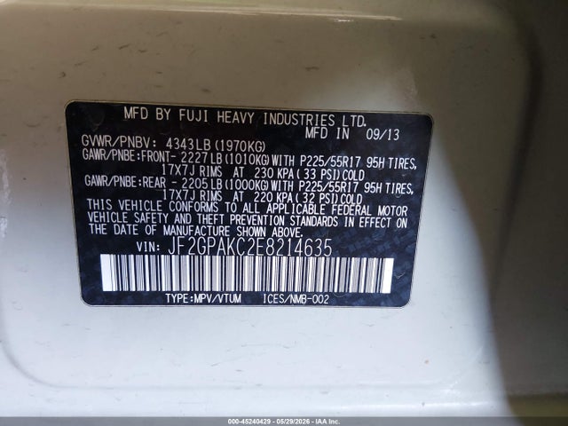 Subaru Crosstrek 2.0i Limited