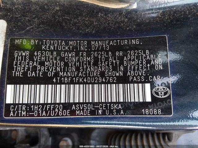 Toyota Camry Se