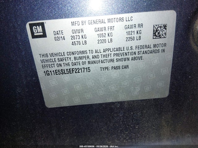 Chevrolet Malibu 2lt