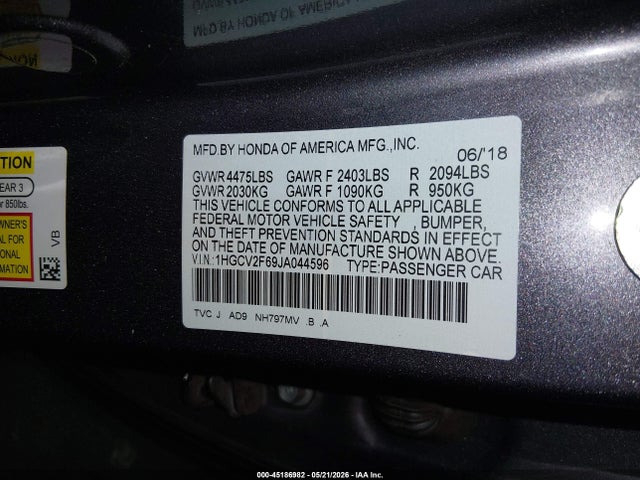 Honda Accord Ex-l 2.0t