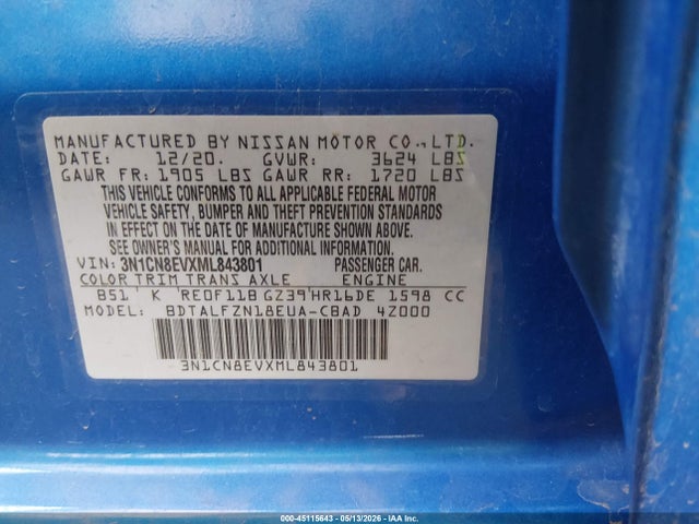 Nissan Versa Sv Xtronic Cvt