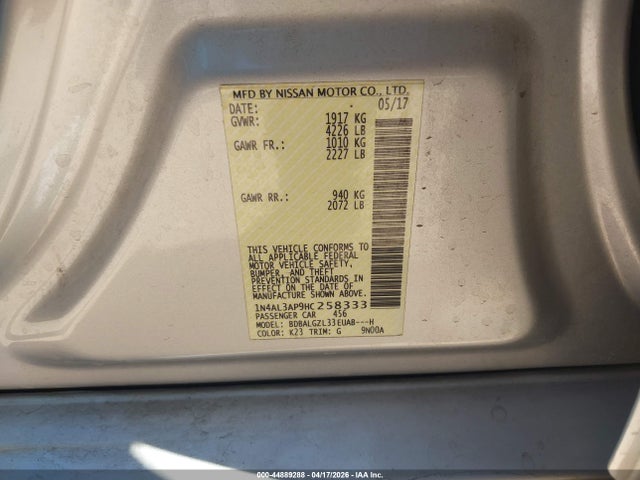 Nissan Altima 2.5 S