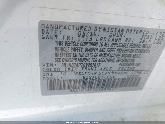 Nissan Sentra S