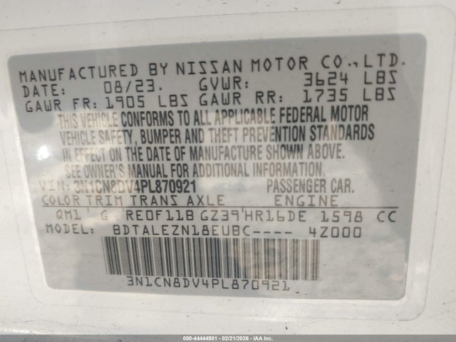 Nissan Versa 1.6 S Xtronic Cvt