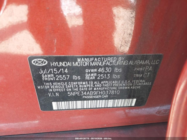 Hyundai SONATA Sport 2.0t