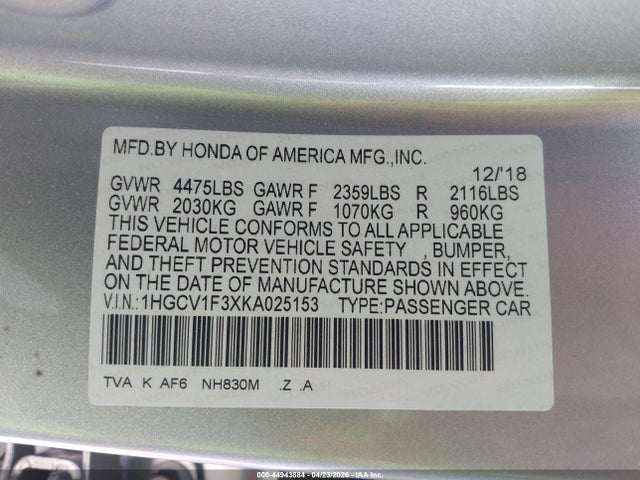 Honda Accord Sport
