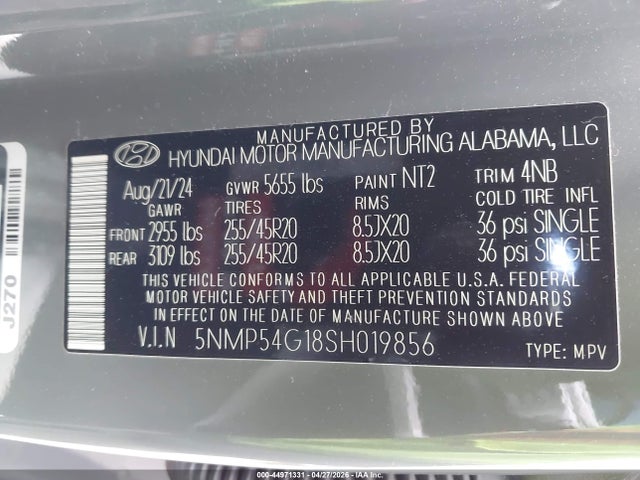 Hyundai SANTA FE Calligraphy