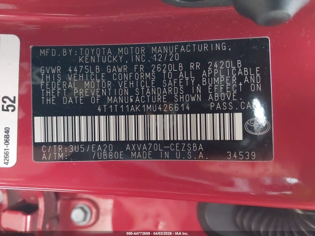 Toyota Camry Se