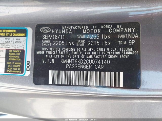 Hyundai Genesis 2.0t