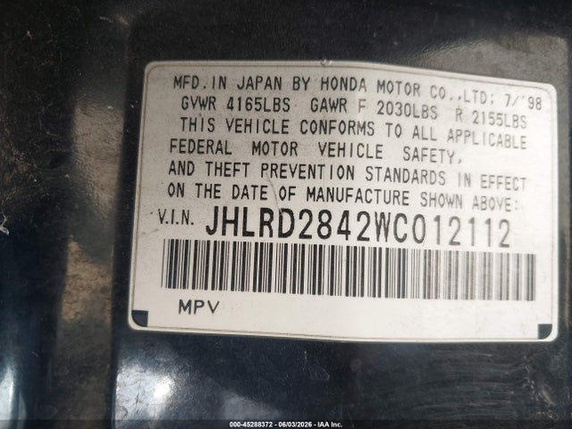 Honda CR-V Lx