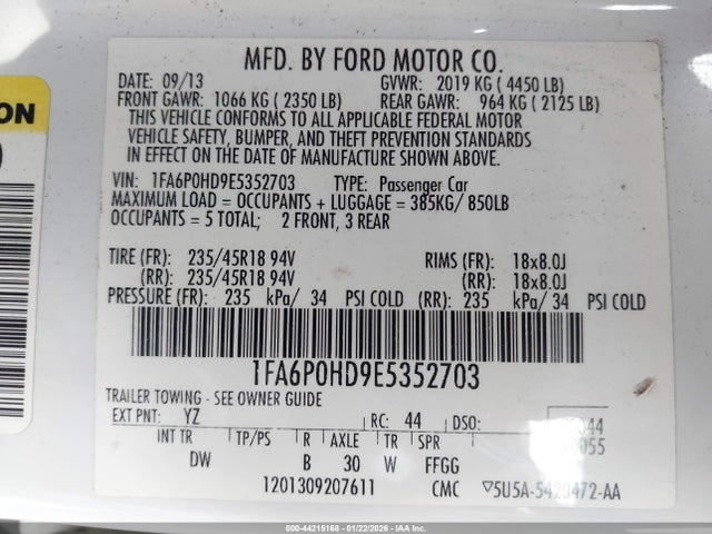 Ford Fusion Se