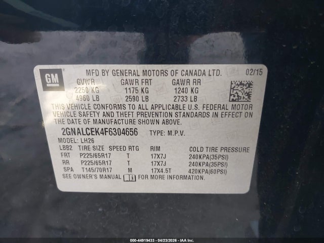 Chevrolet Equinox 2lt
