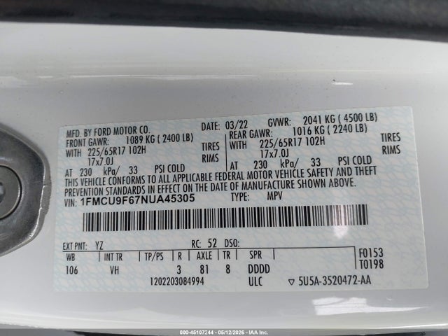 Ford Escape S