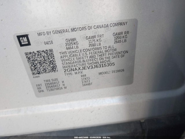 Chevrolet Equinox Lt