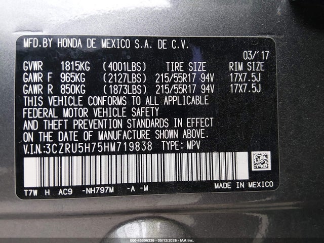 Honda HR-V Ex-l
