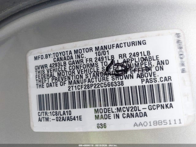 Toyota Camry Sle V6