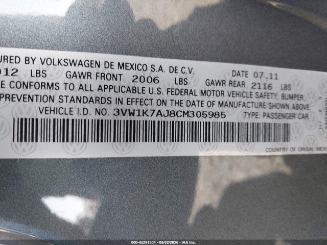 Volkswagen Jetta 2.0l S