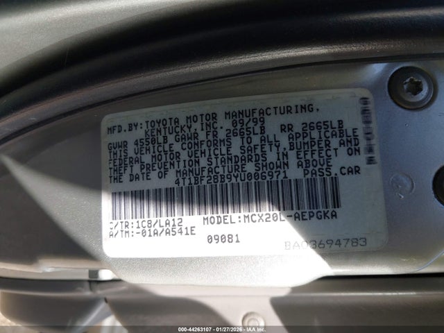 Toyota Avalon Xls