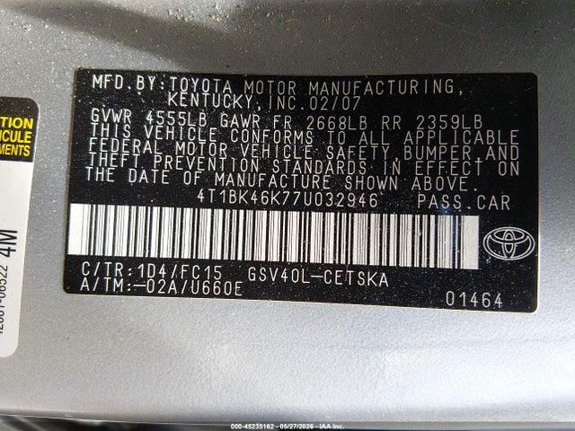 Toyota Camry Se V6