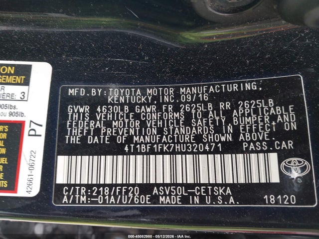 Toyota Camry Se