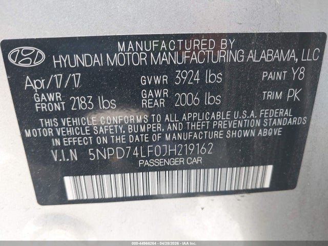 Hyundai ELANTRA Se